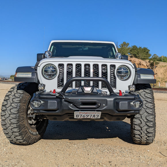 Grimm OffRoad Jeep Wrangler JL/JLU & Gladiator JT Front Steel Bumper M ...